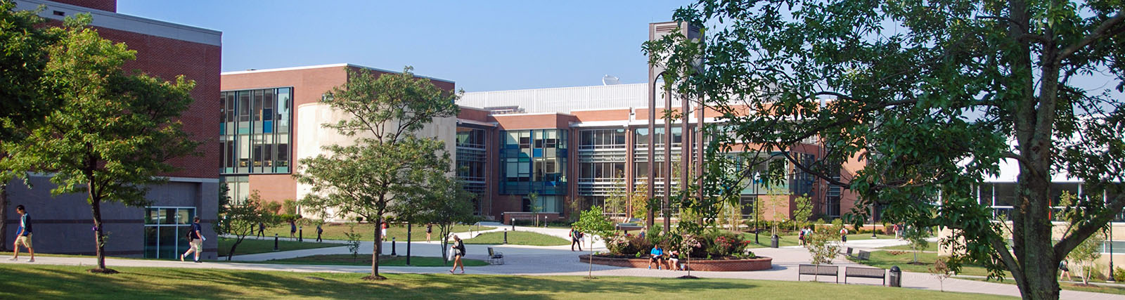 Lower Campus Quad at CCIT building